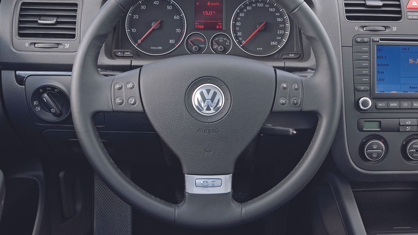 Der Innenraum des VW Golf 5