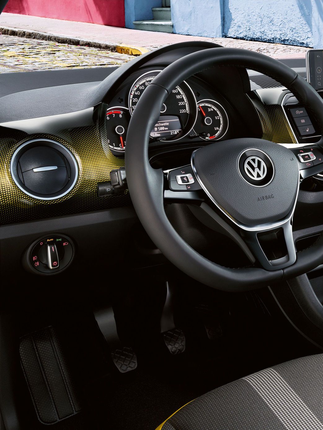 vw volkswagen up interior bord