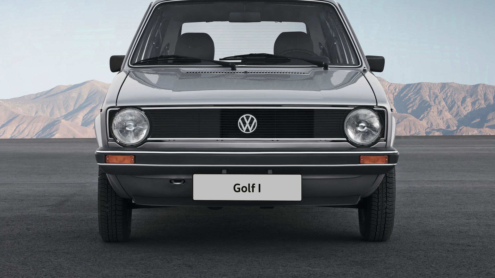 Der VW Golf 1 von vorne