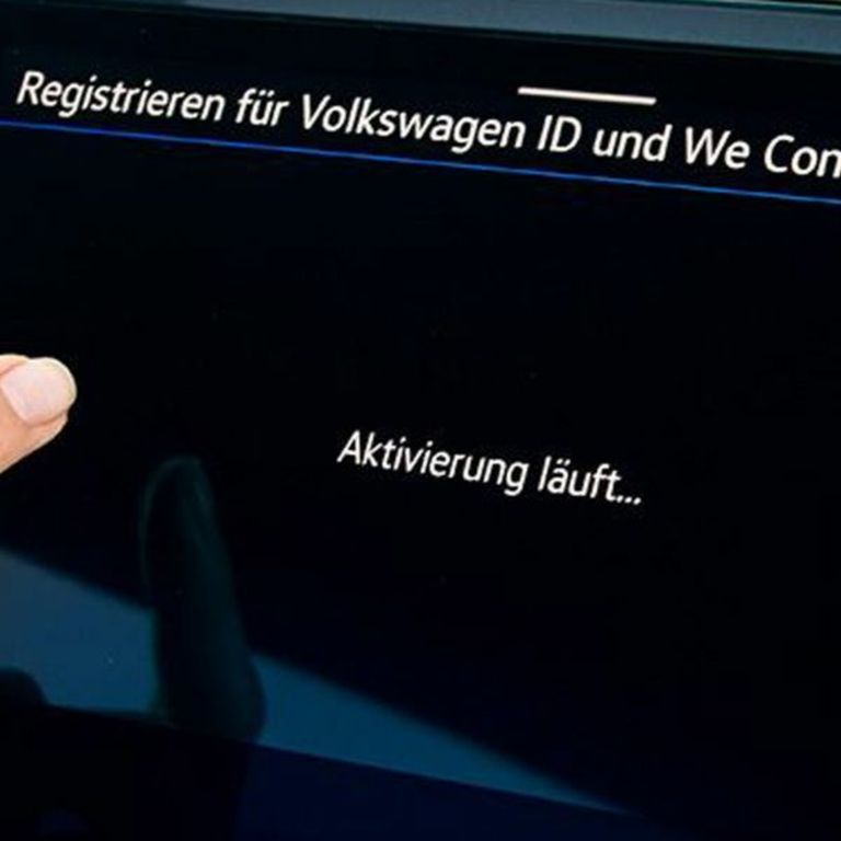 Registrierung für Volkswagen ID und We Connect
