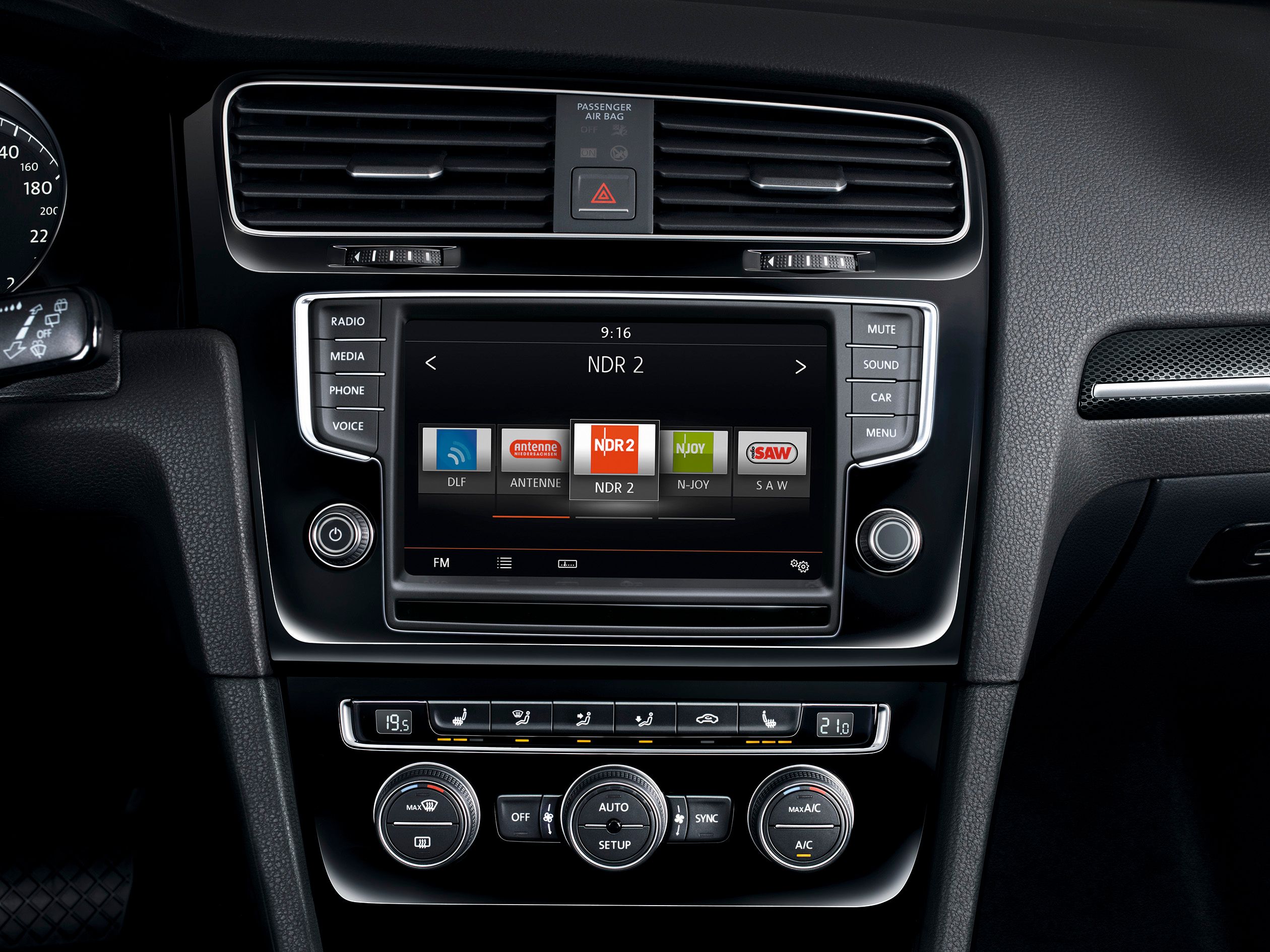 Radio-Display im VW Jetta