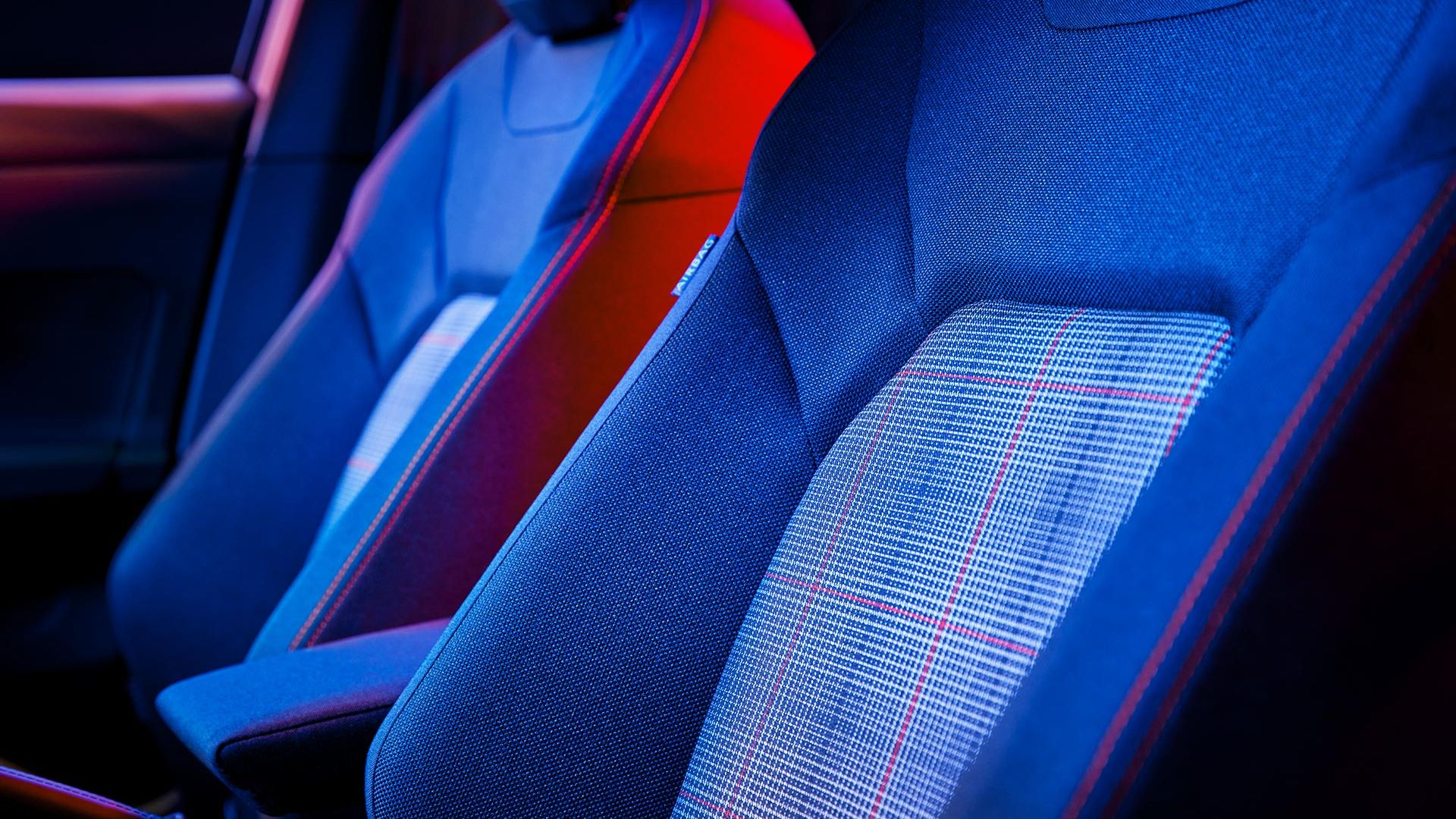 Detailansicht der Topsportsitze VW Polo GTI 