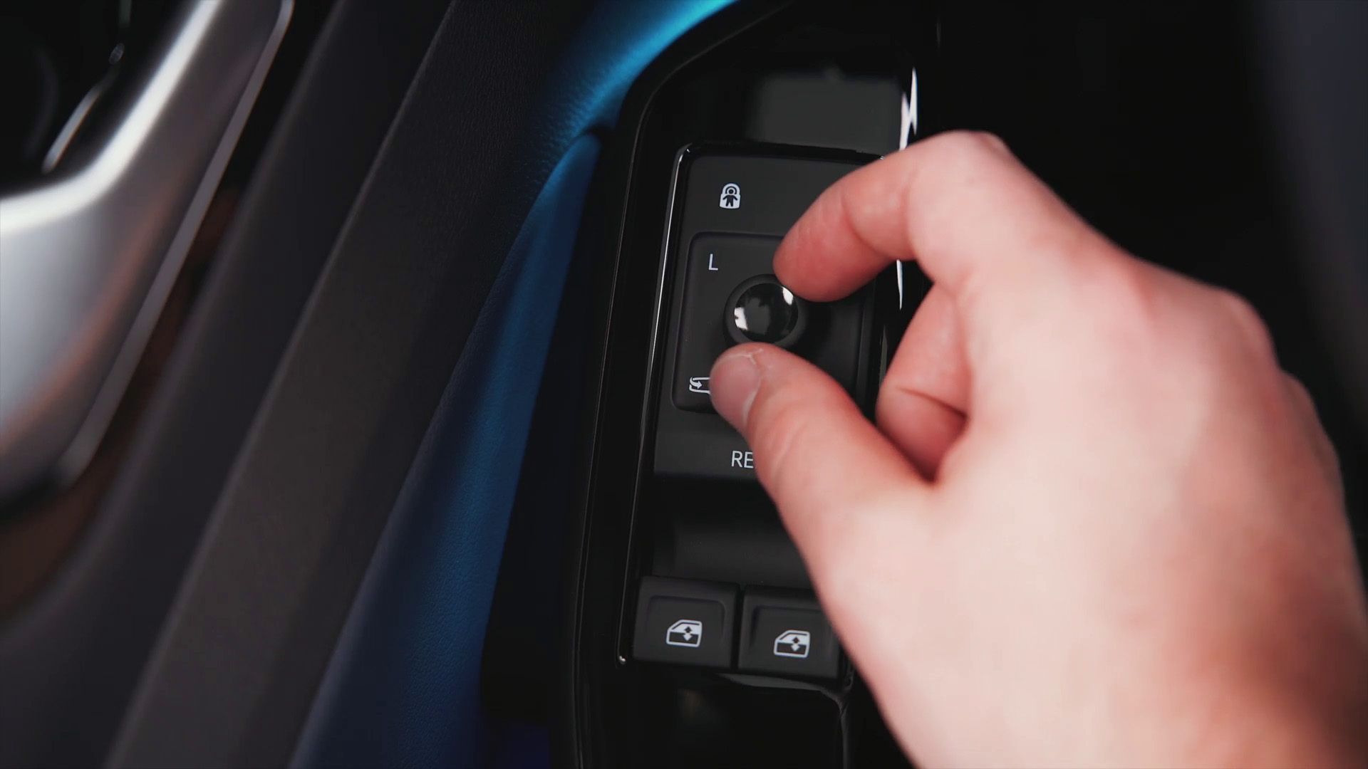 Fokus auf Door Control im Volkswagen Fahrzeug