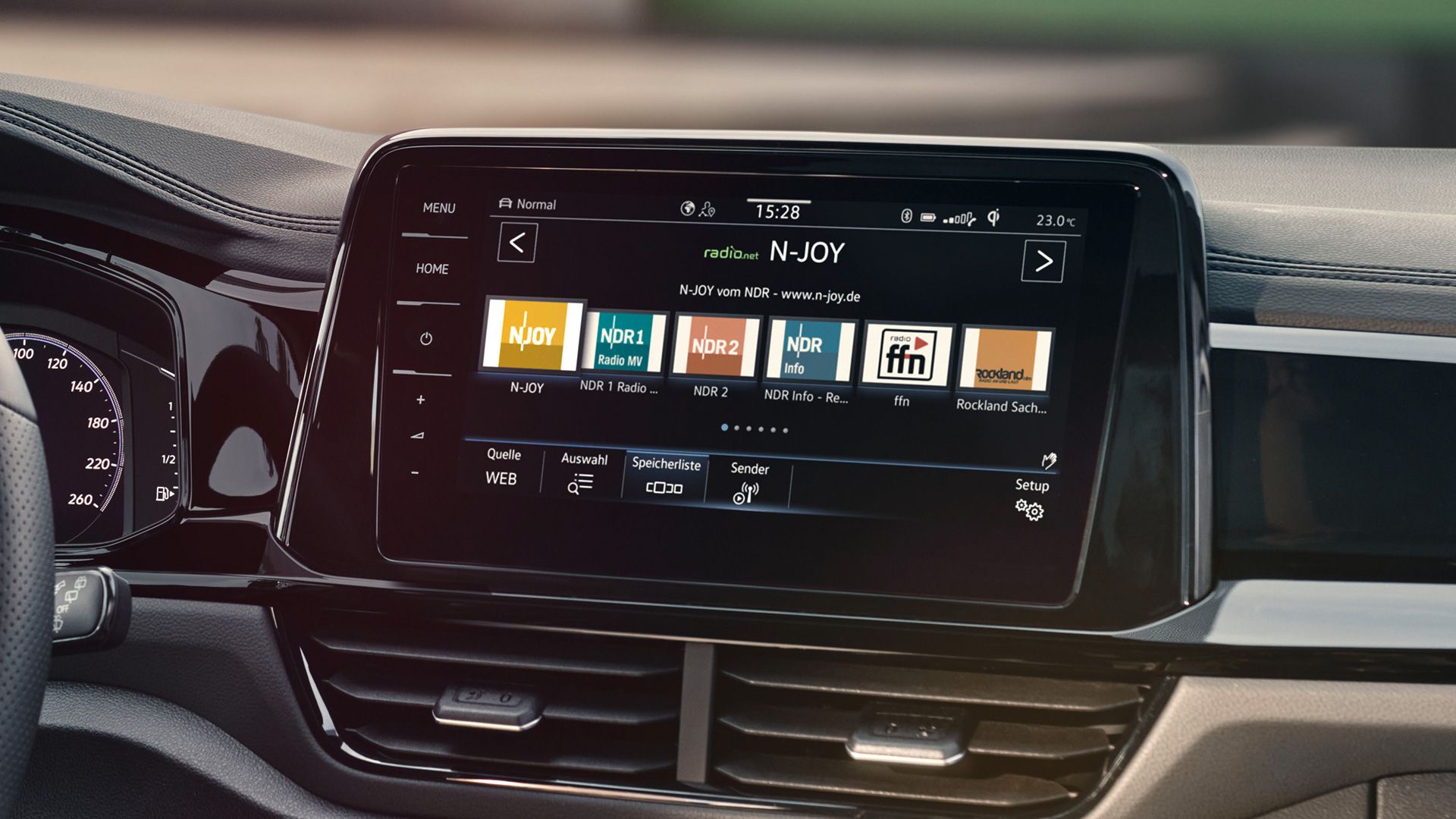 Radio/Infotainmentsystem im VW T-Roc