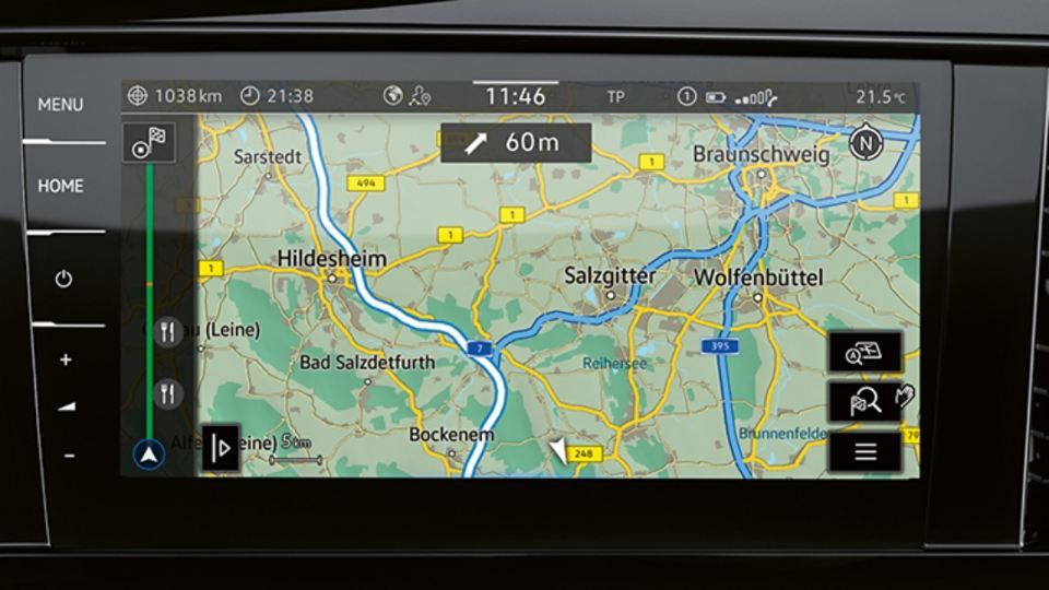 Navigationssystem "Discover Pro" des VW California 6.1