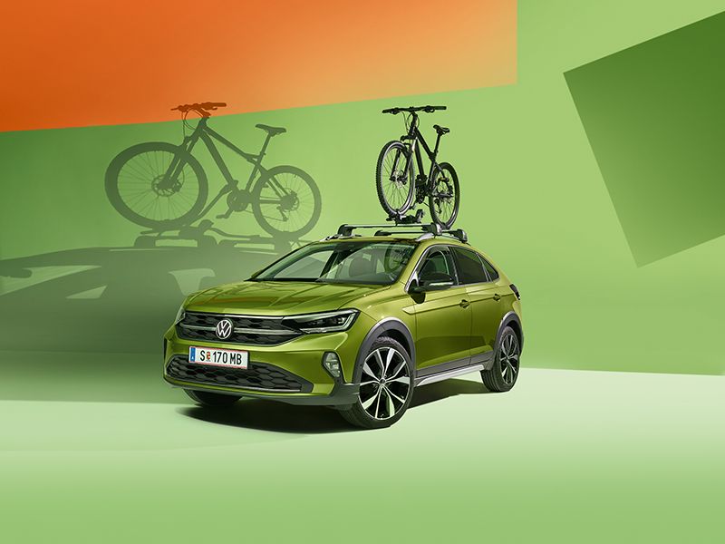 Abbildung VW Taigo mit Fahrradträger