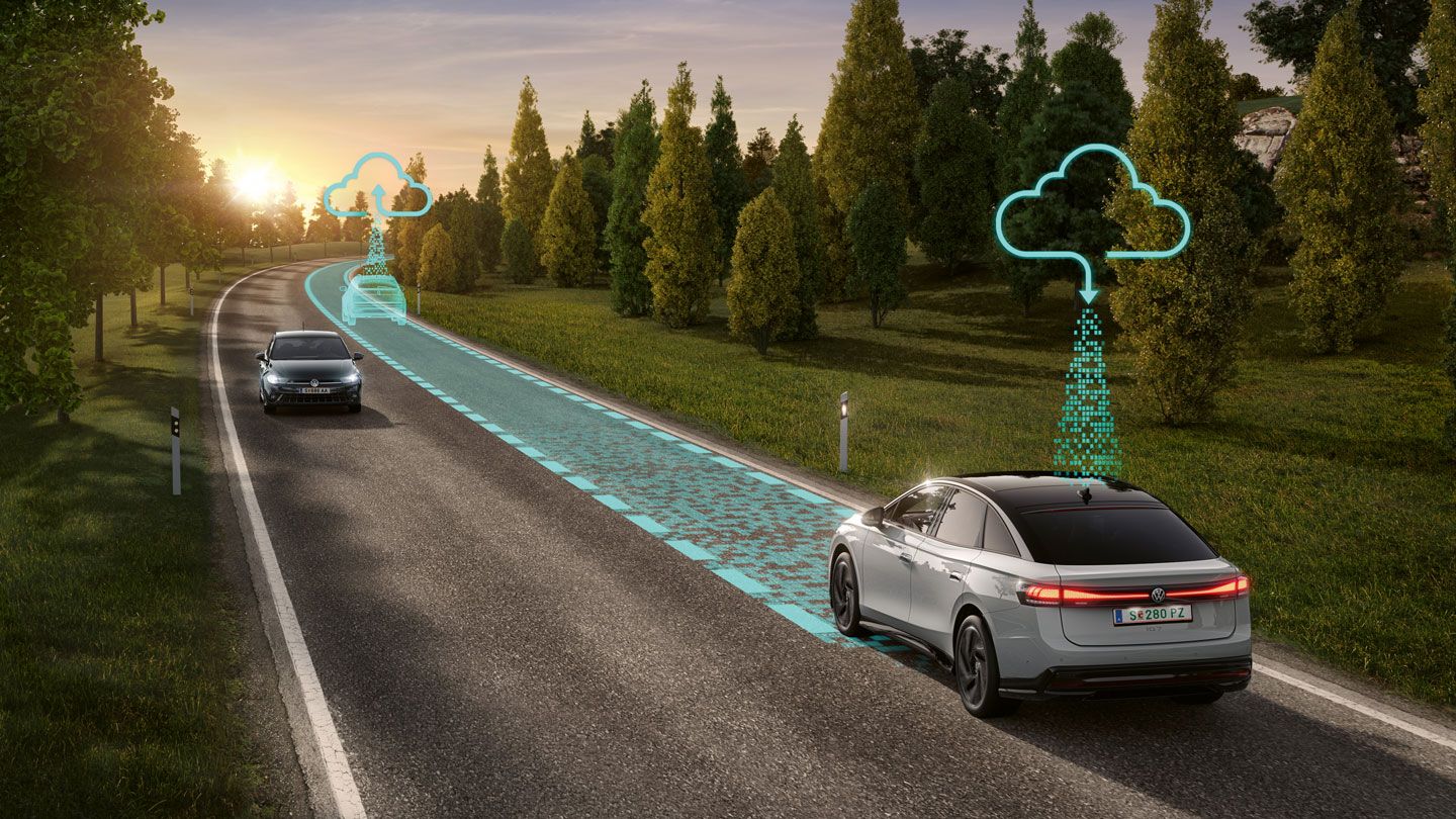 Travel Assist mit Schwarmdaten im VW ID.7