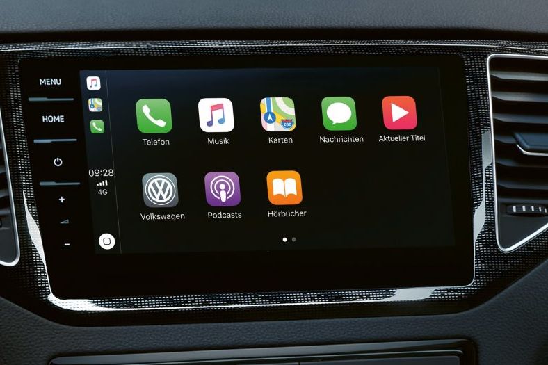 VW Golf Sportsvan Car-Net App Connect