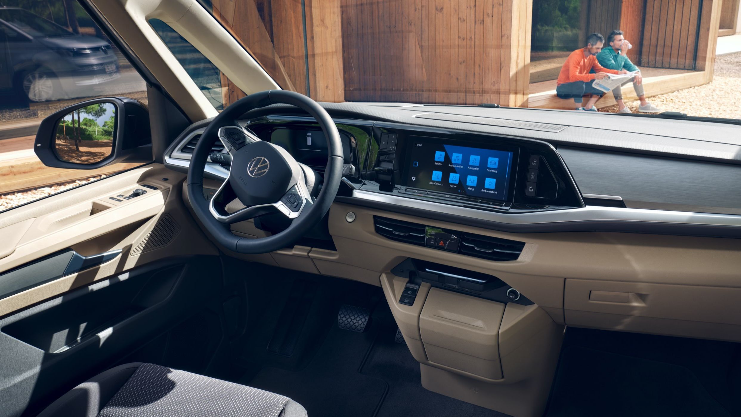 Das Digital Cockpit im neuen VW Multivan T7 2021.