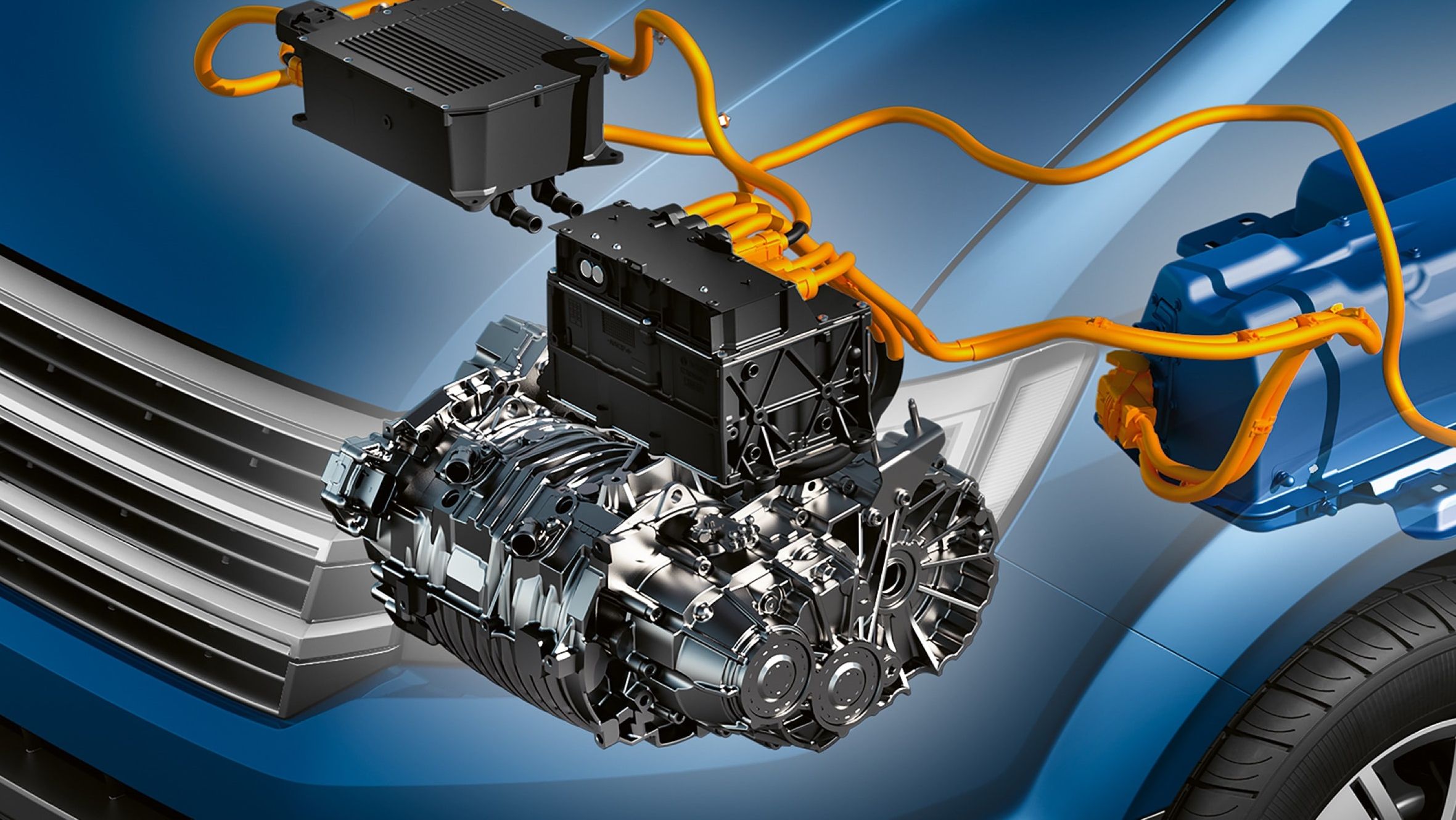 Leistungselektronik beim VW e-Crafter