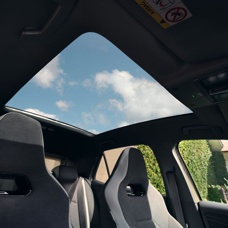 Interieur-Ansicht, Panoramadach im VW ID.3