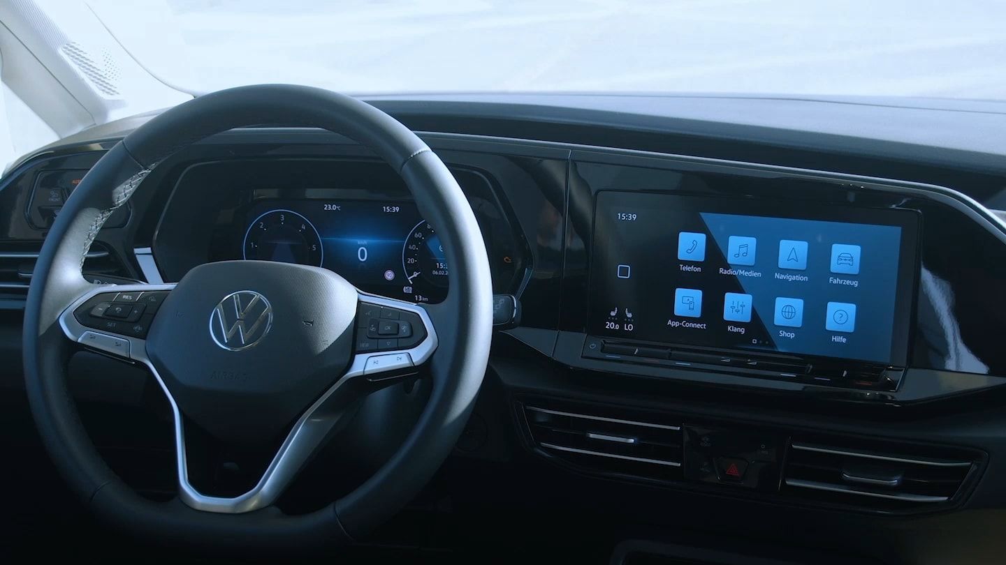 Digital Display im VW Caddy California