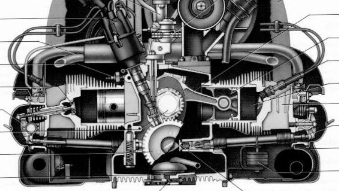 VW Bulli T1 Motor