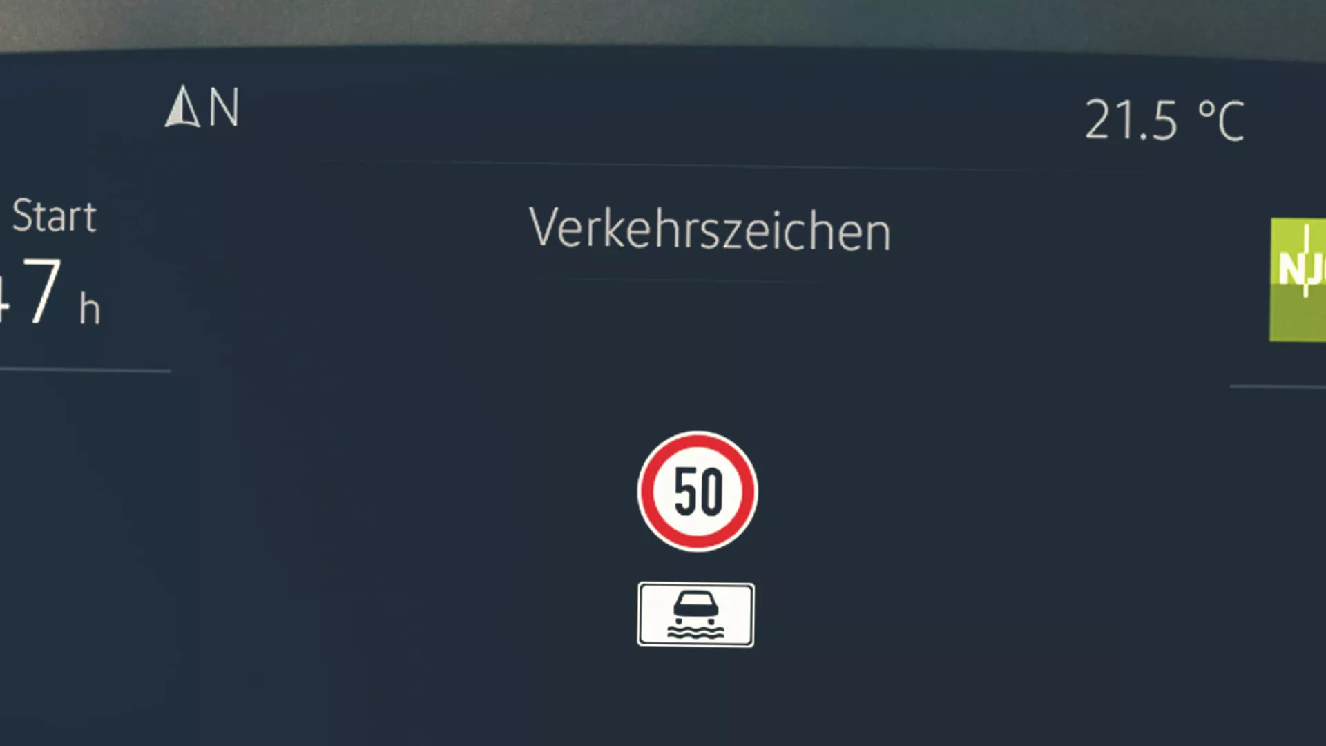 Verkehrszeichenerkennung VW