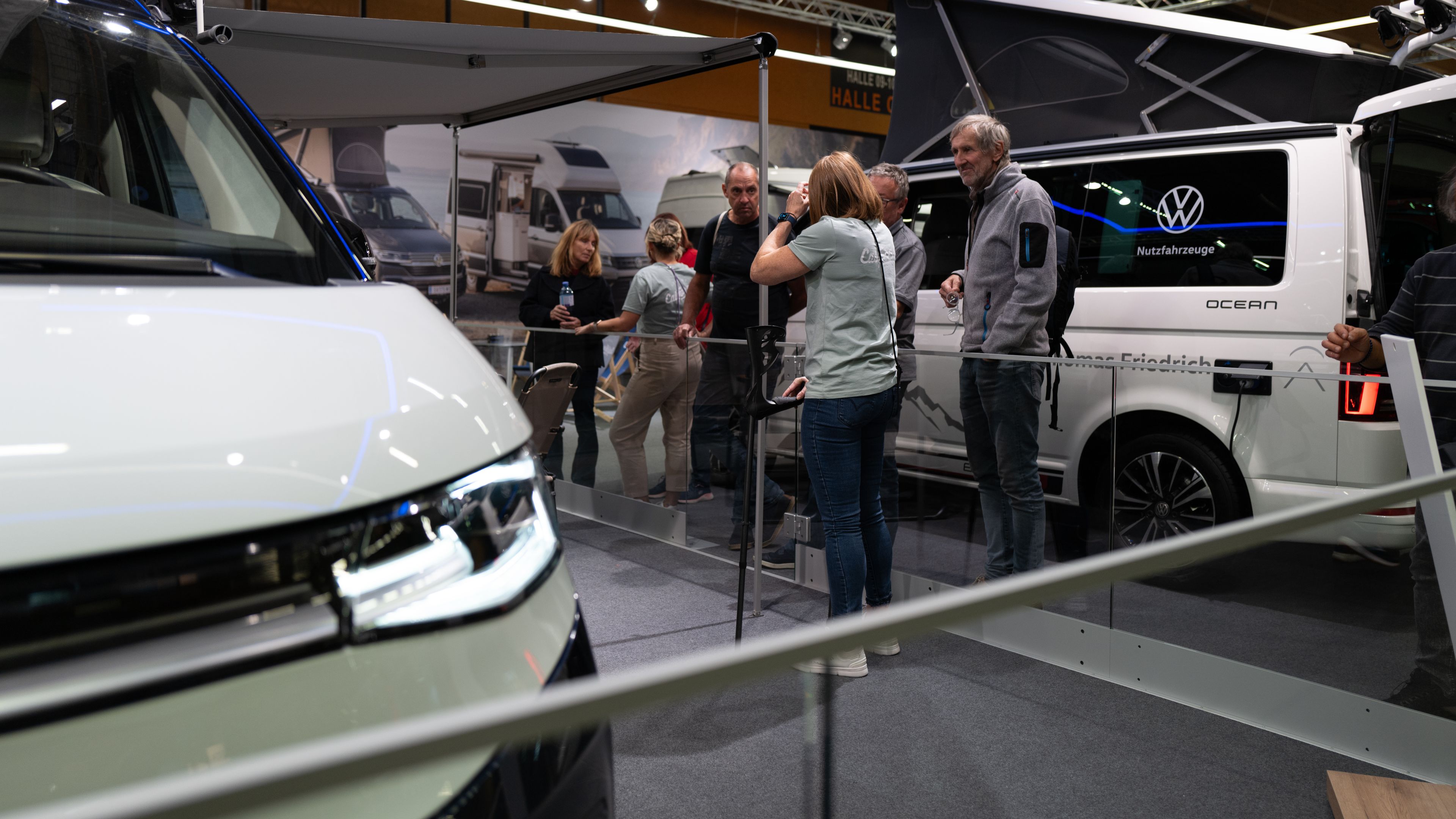 Messestand VW Nutzfahrzeuge Caravan Salon Wels 2023