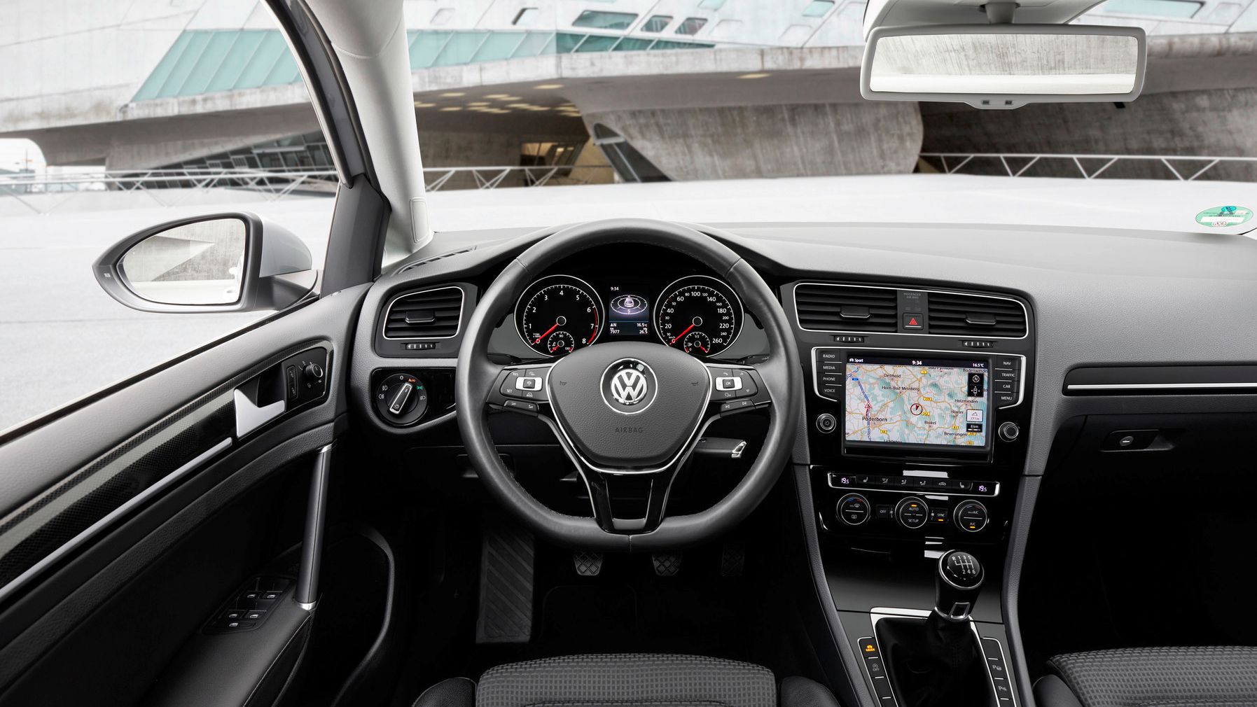 Der Innenraum des VW Golf 7