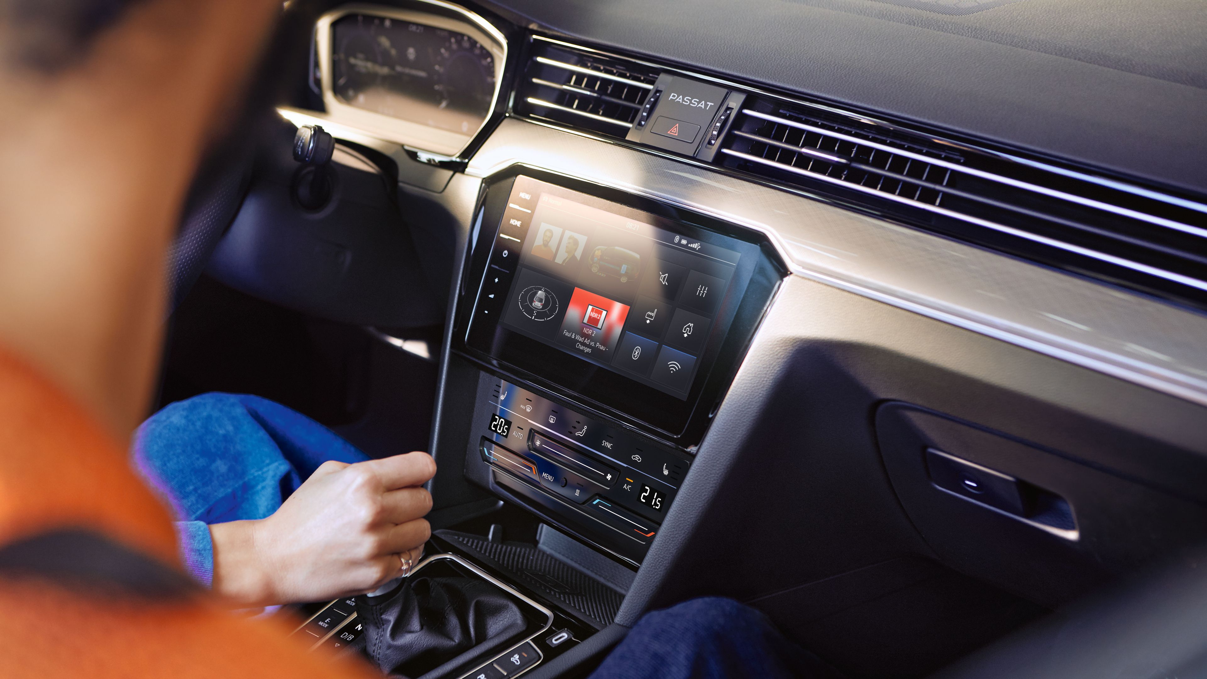Der VW Passat GTE mit den In-Car Apps Funktionen