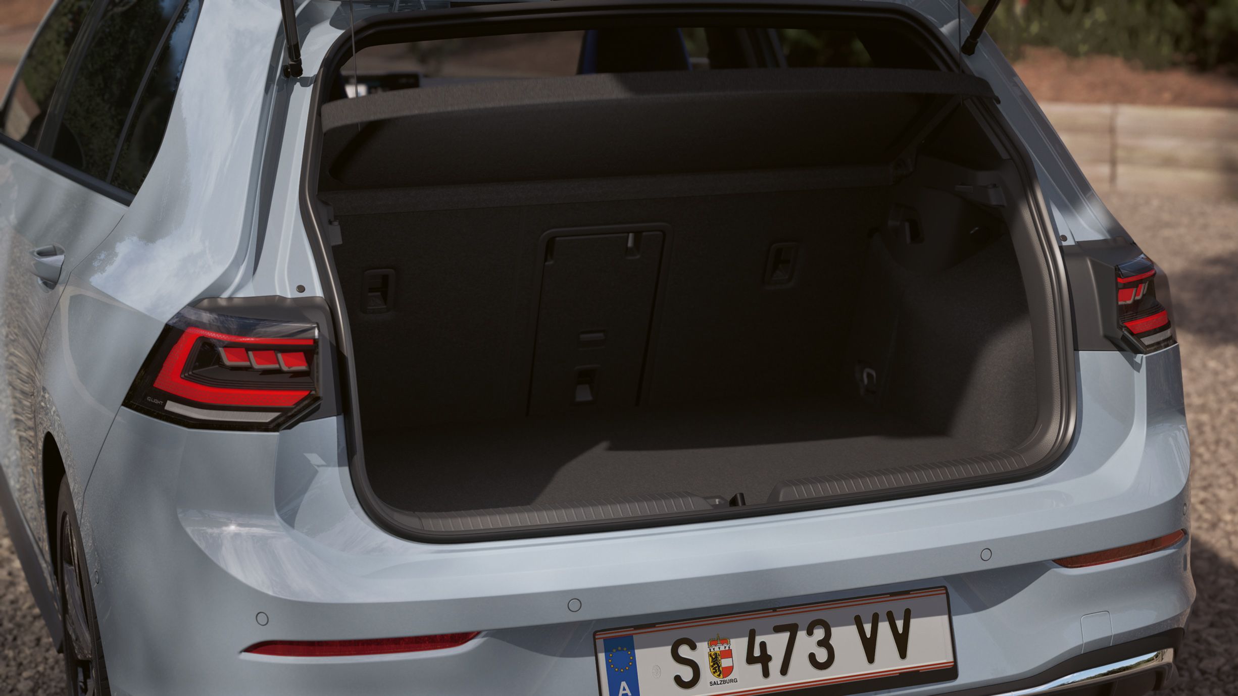 Kofferraum des VW Golf GTE