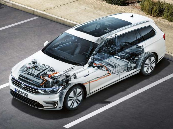 Die Funktion des Plug-in-Hybrid VW Passat GTE 
