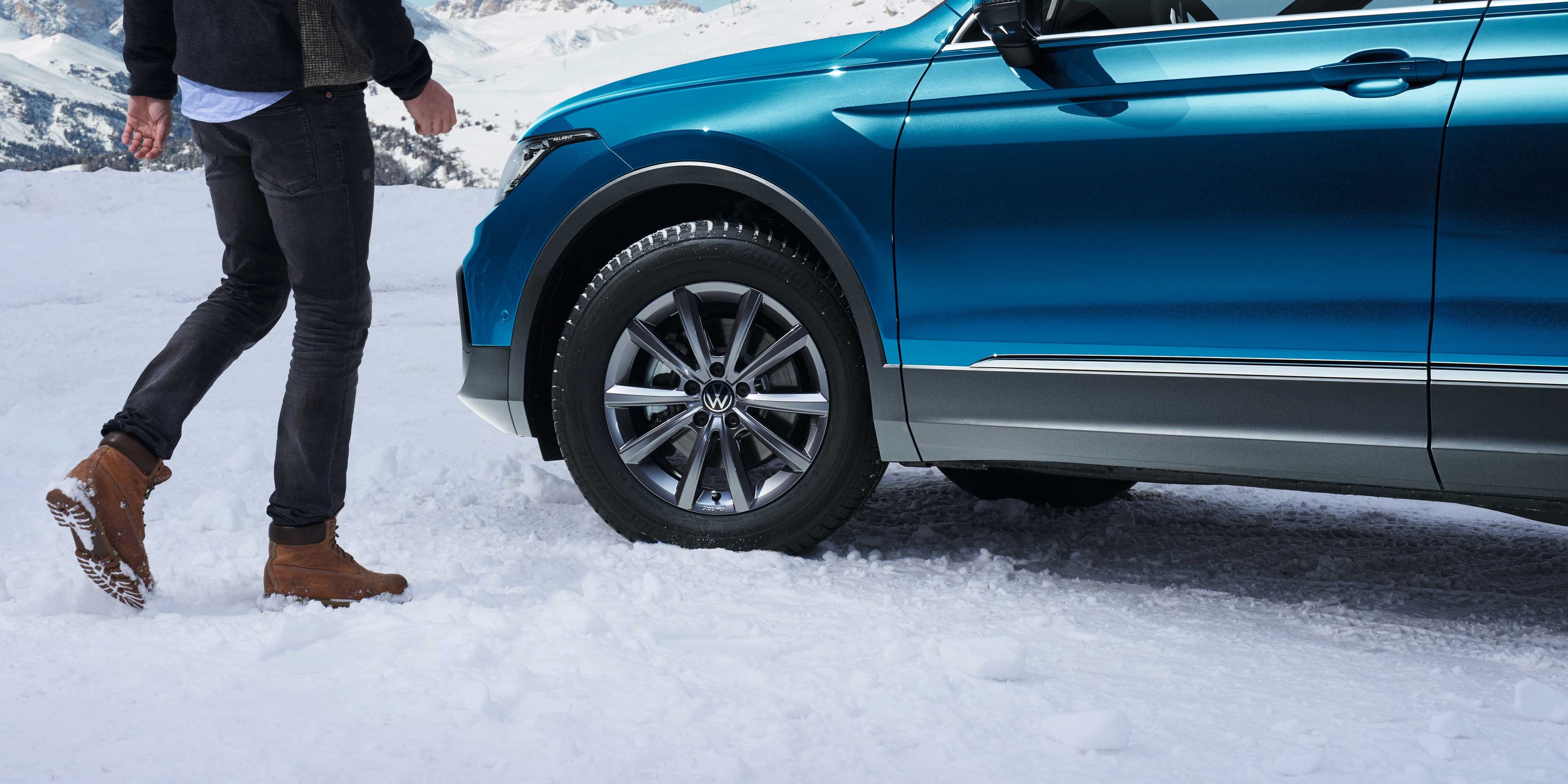 VW Tiguan im Schnee