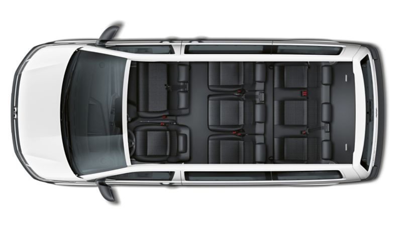 VW Transporter 6.1 Kombi mit kurzem Radstand und 9 Sitzen