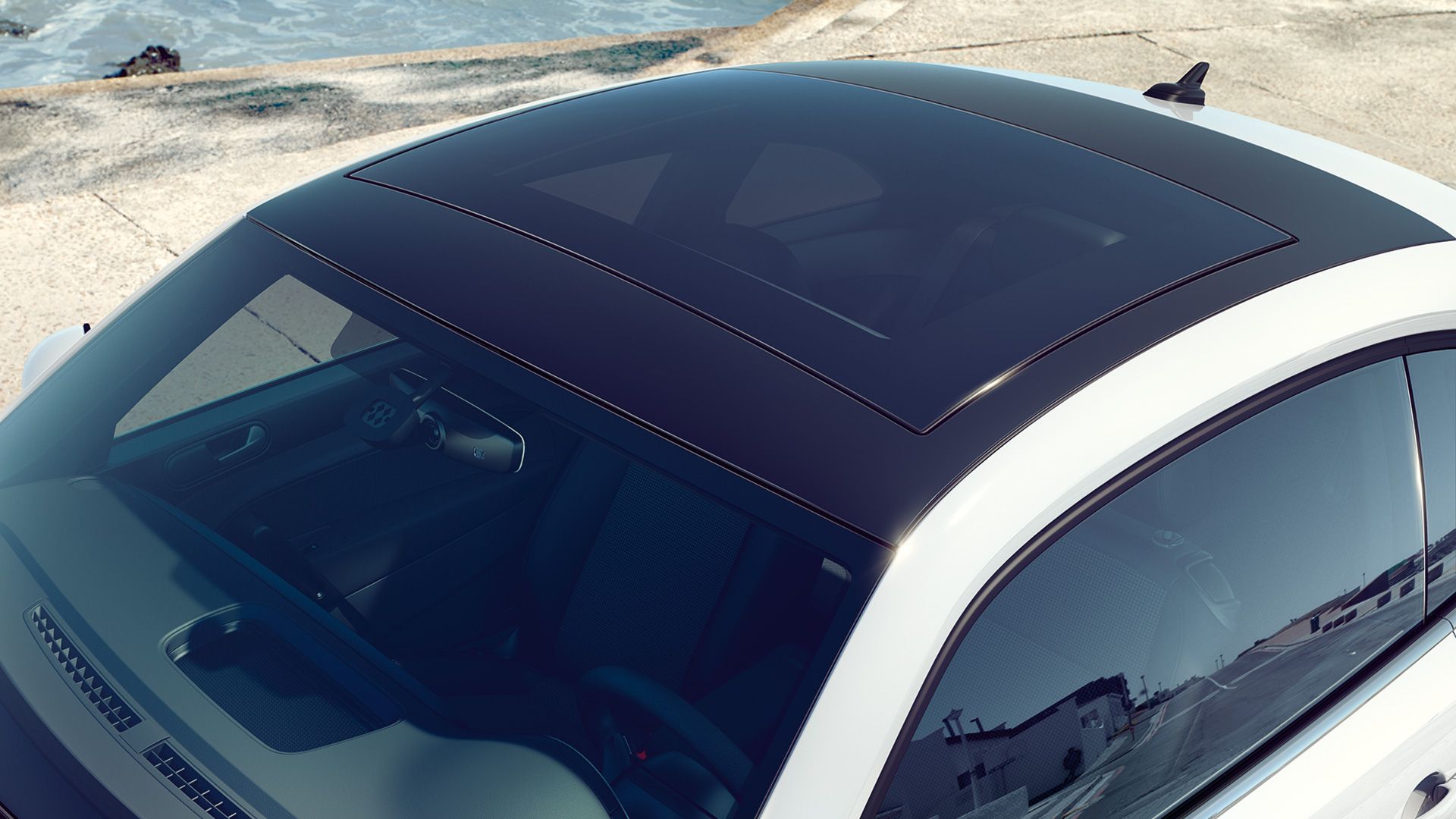 VW Beetle Ausstattung Panorama-Ausstell-/Schiebe-Glasdach