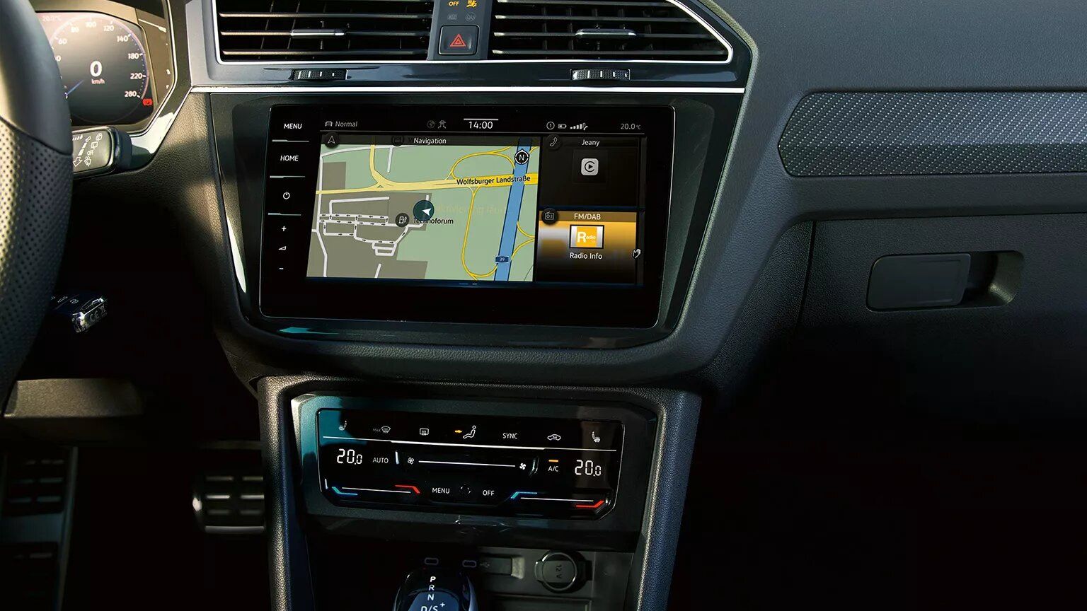 Navigationssystem im VW Tiguan