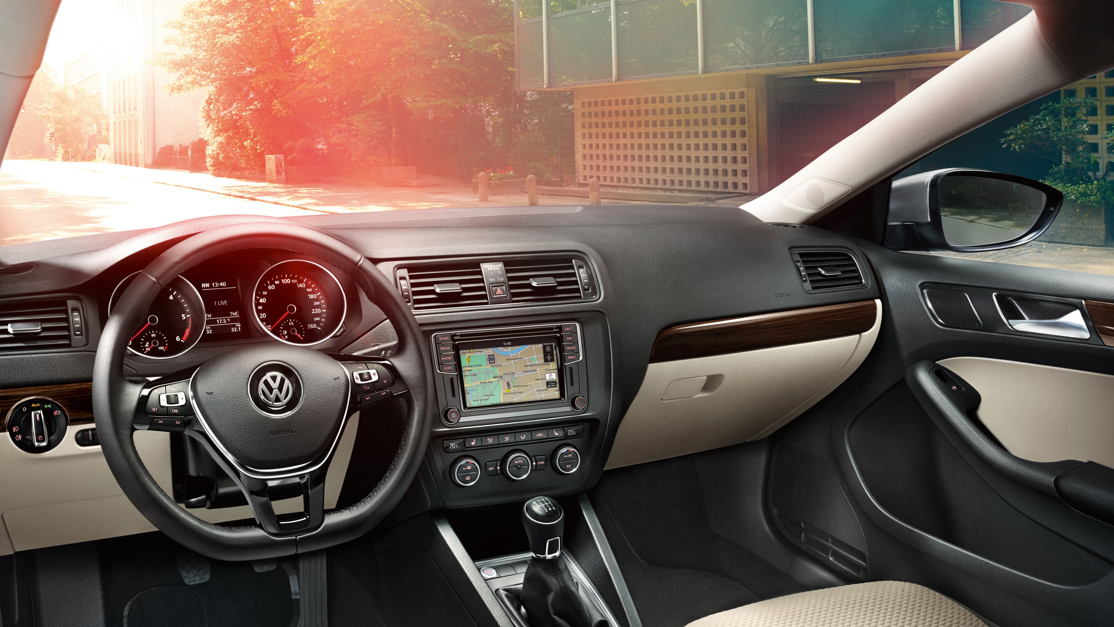 Cockpit des VW Jetta