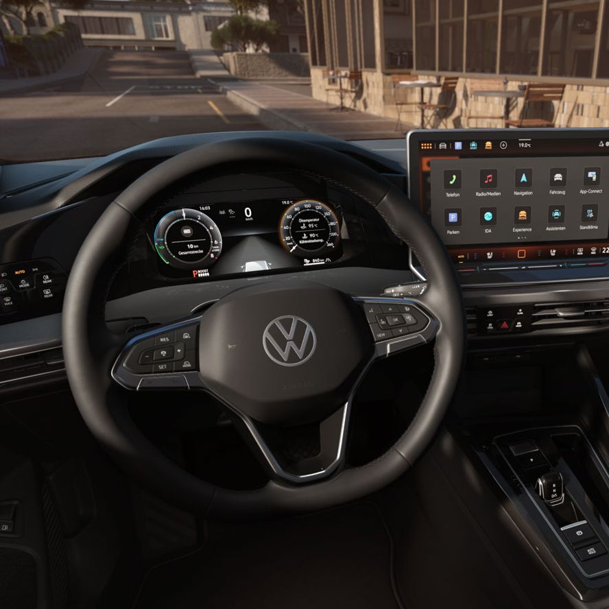 Interieur eines VW Golf in der Ausstattungslinie Style
